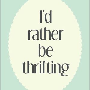 I’d rather be thrifting ❤️